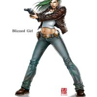 Wang Wei-Blizzard Girl By Wang Wei